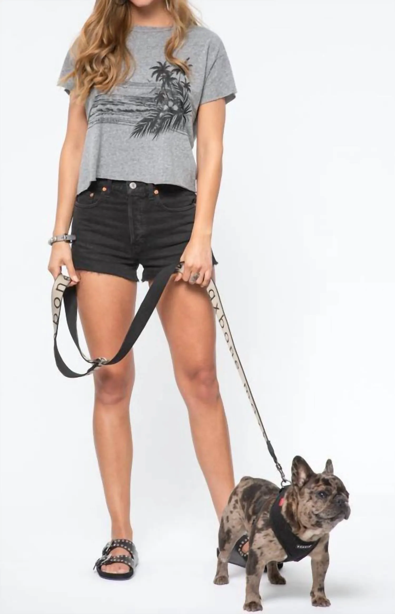 70S High Rise Short In Midnight Black