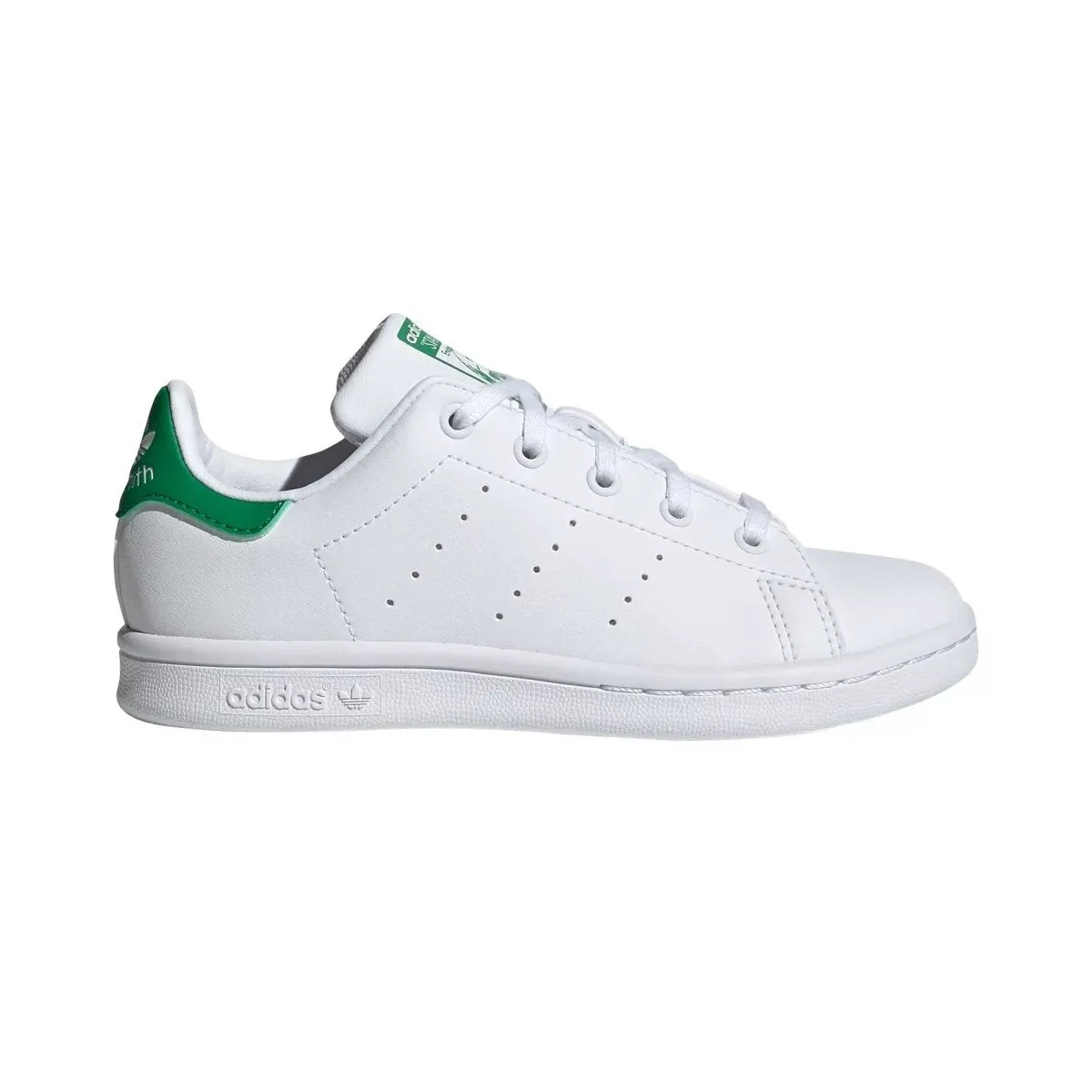 Adidas GS (Grade School) Stan Smith White/Green Adidas Shoes