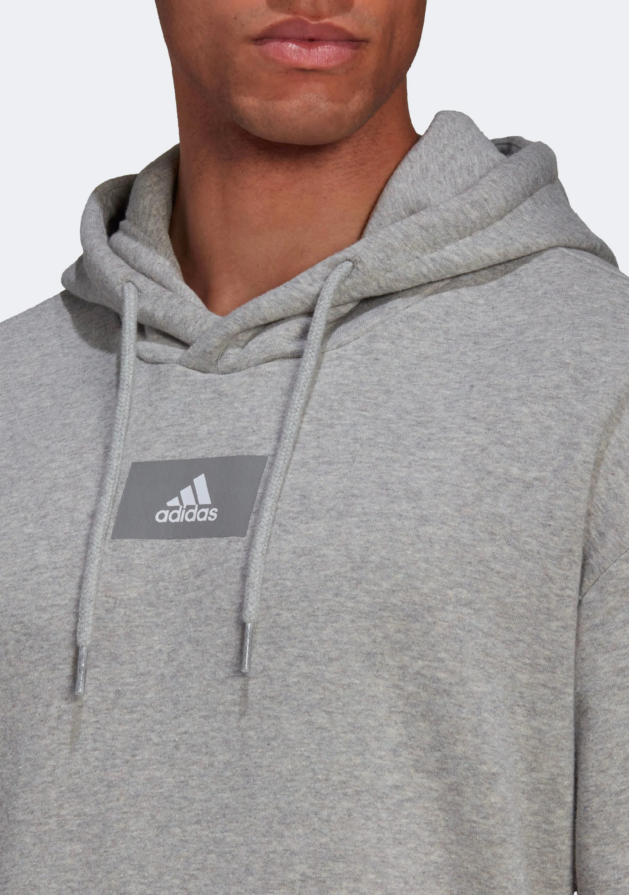 Adidas Men's Essentials Feelvivid Cotton Fleece Drop Shoulder Hoodie