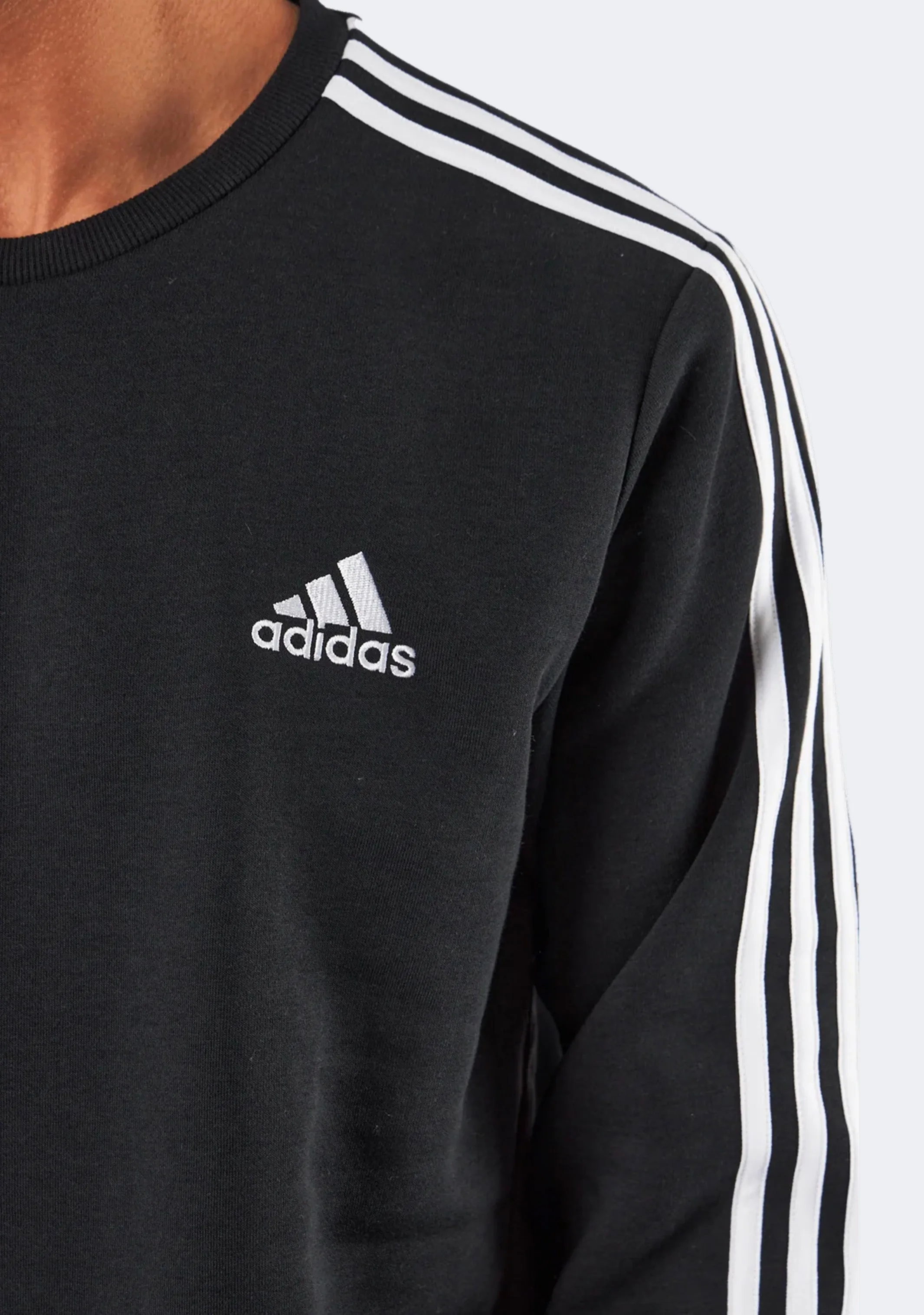 Adidas Men's Essentials Fleece 3-Stripes Sweatshirt
