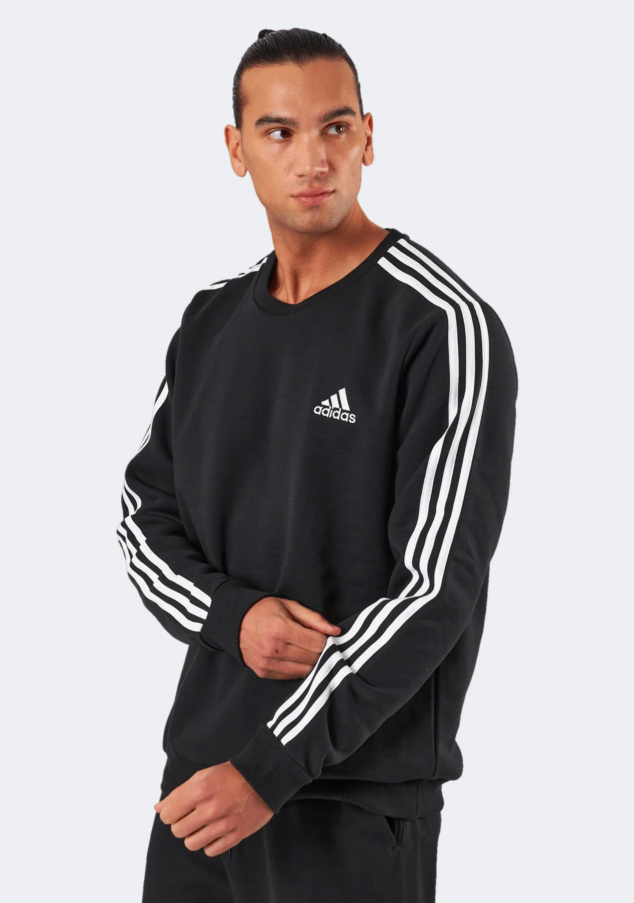 Adidas Men's Essentials Fleece 3-Stripes Sweatshirt