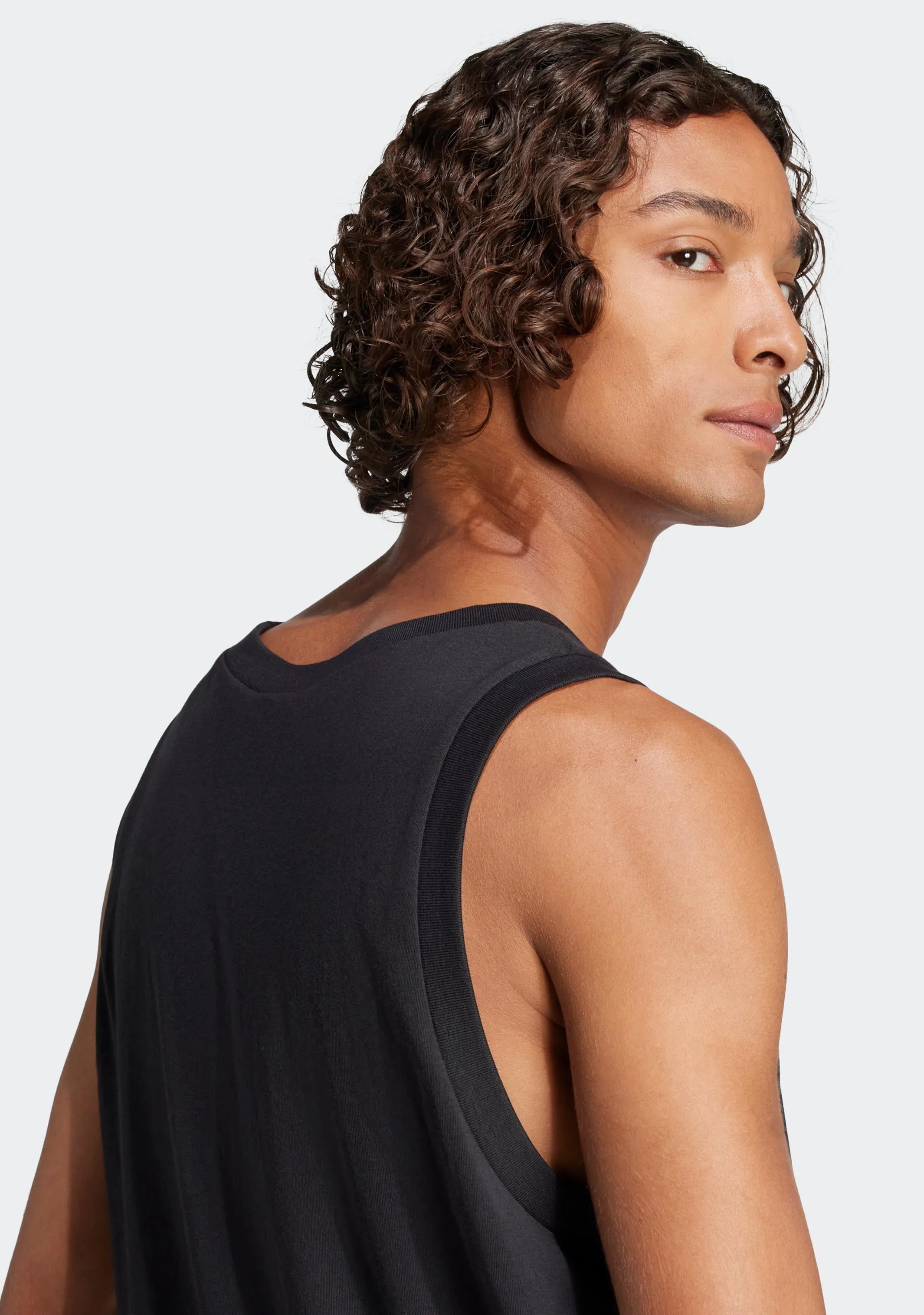 Adidas Men's Essentials Small Logo Tank Top