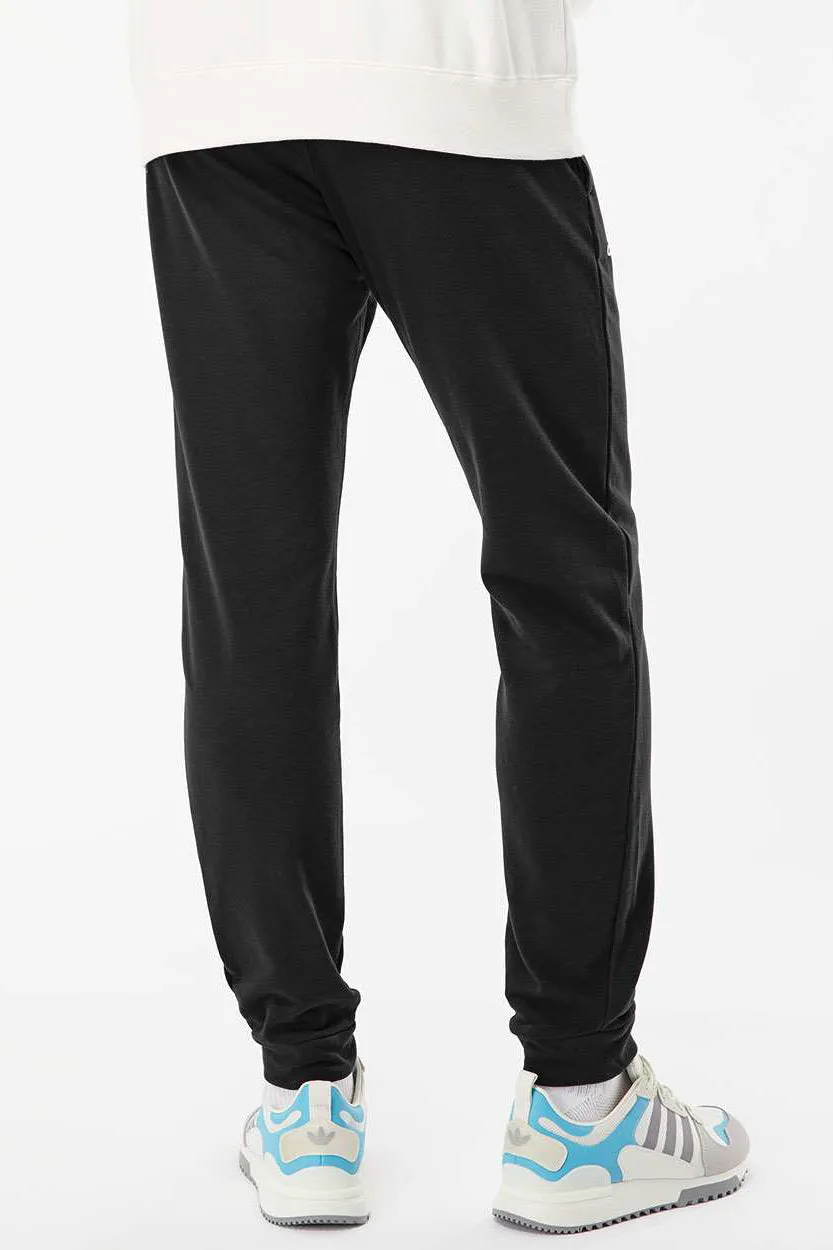 Adidas Mens Fleece Jogger Sweatpants w/ Pockets - Black