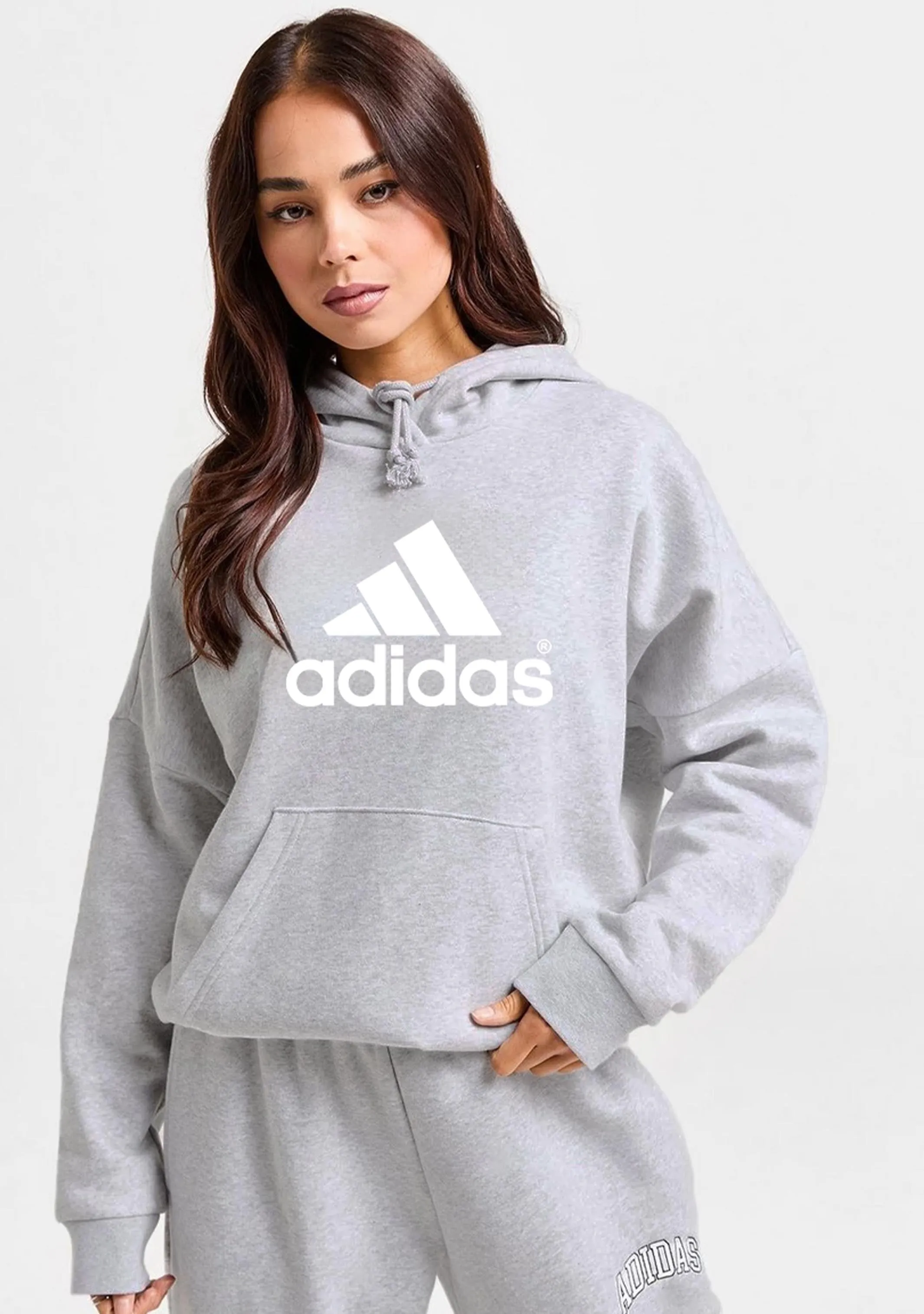 Adidas Women’s Essential Boyfriend Logo Hoodie