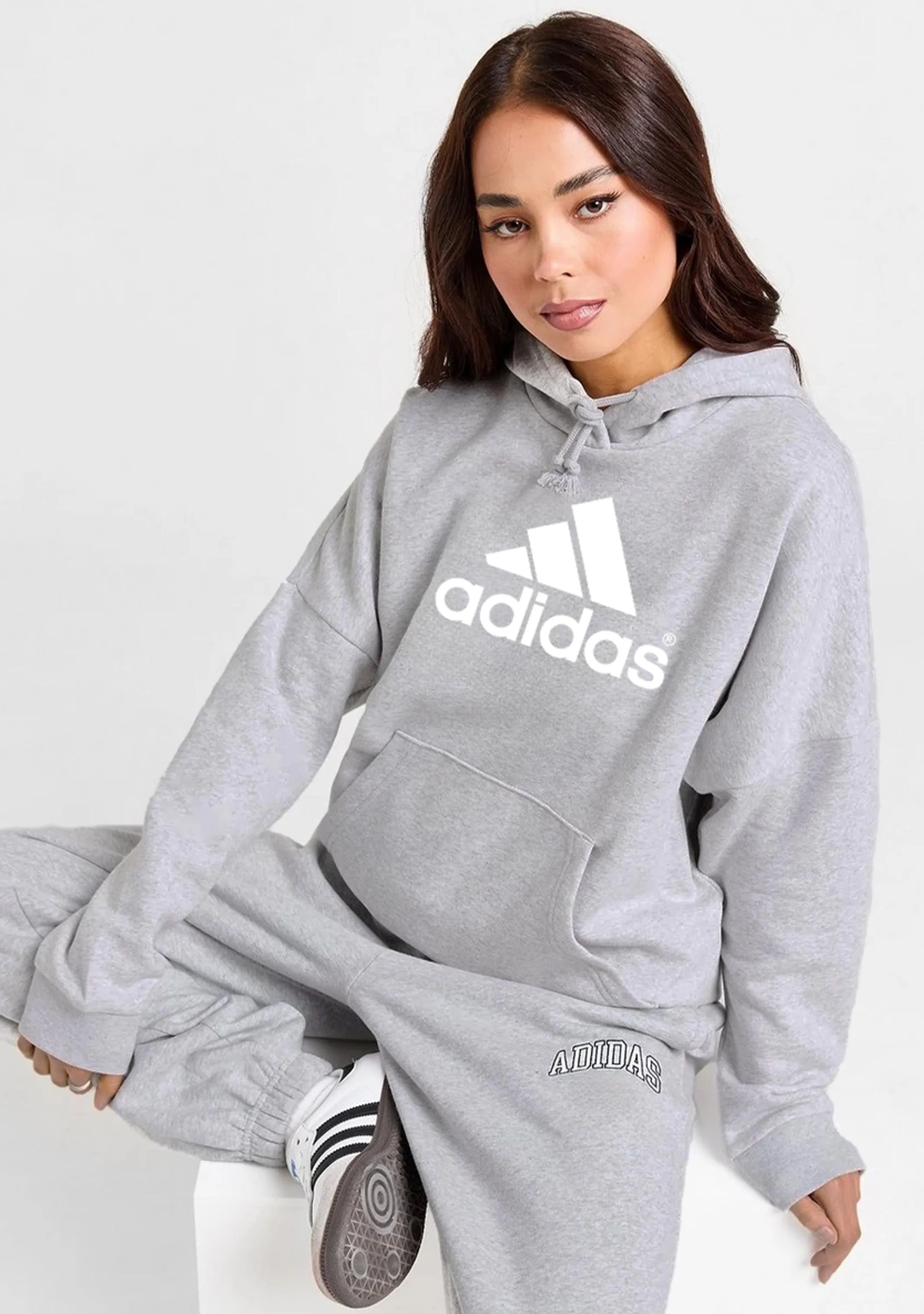 Adidas Women’s Essential Boyfriend Logo Hoodie