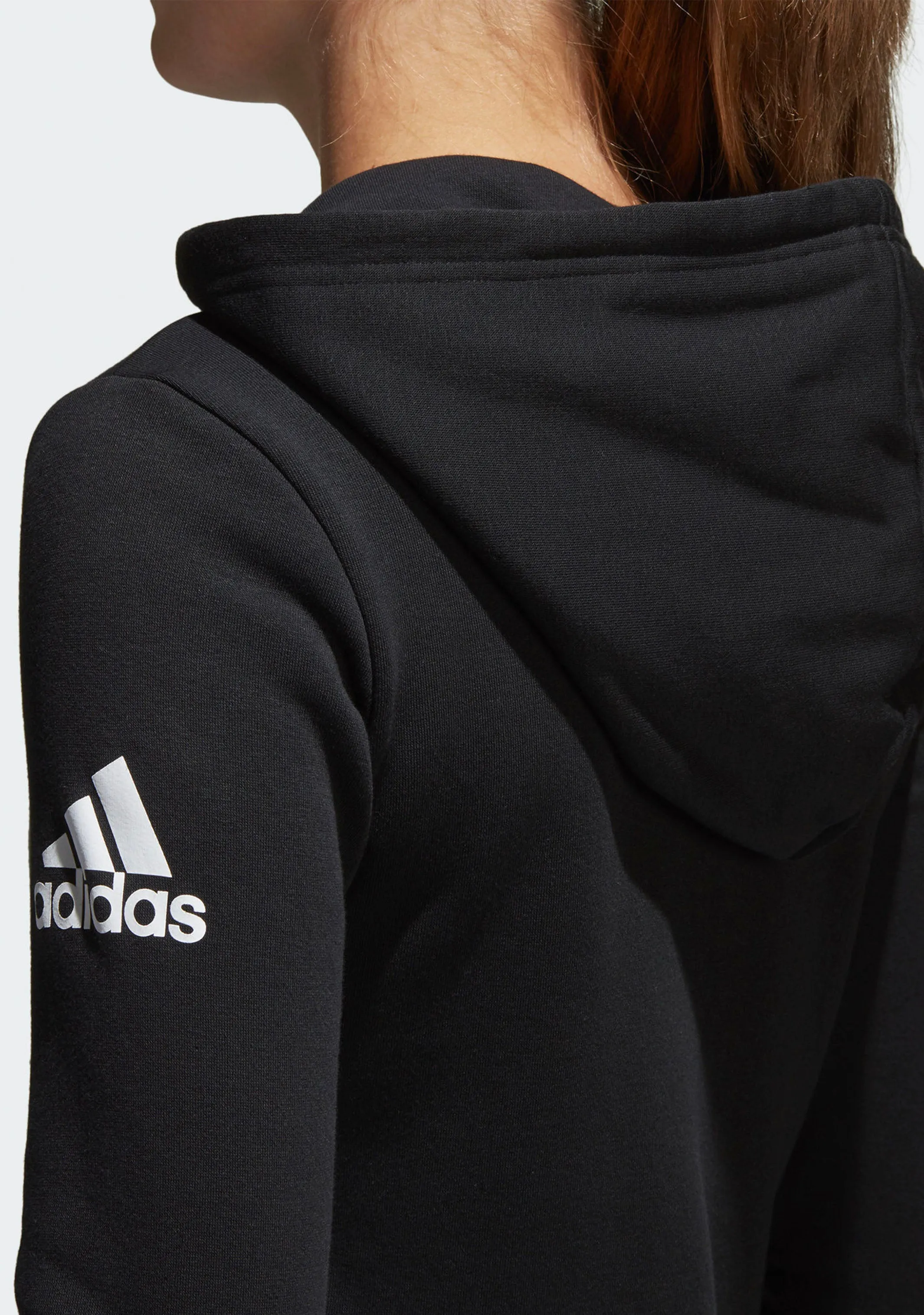 Adidas Womens Essential Solid Full Zip Hoodie