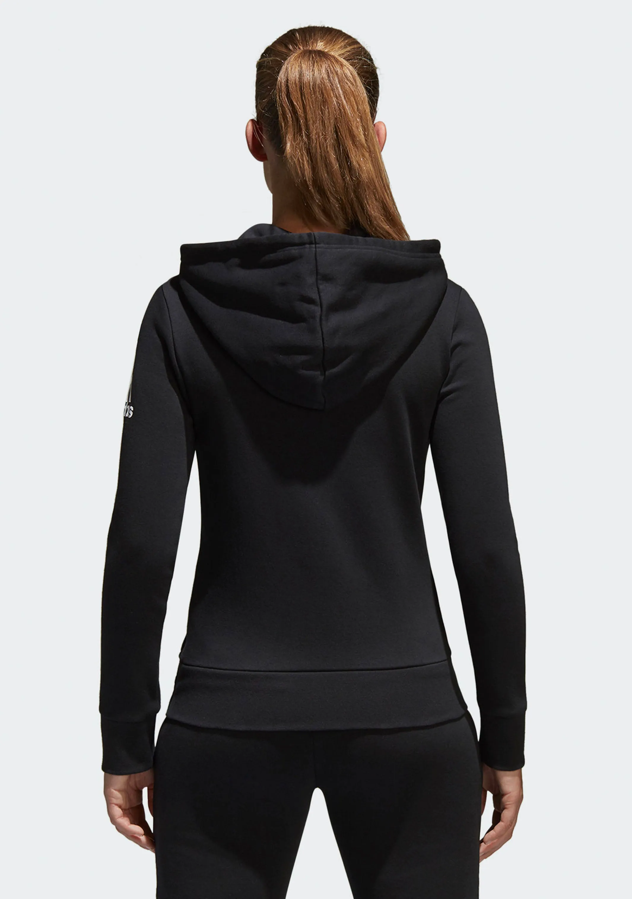 Adidas Womens Essential Solid Full Zip Hoodie