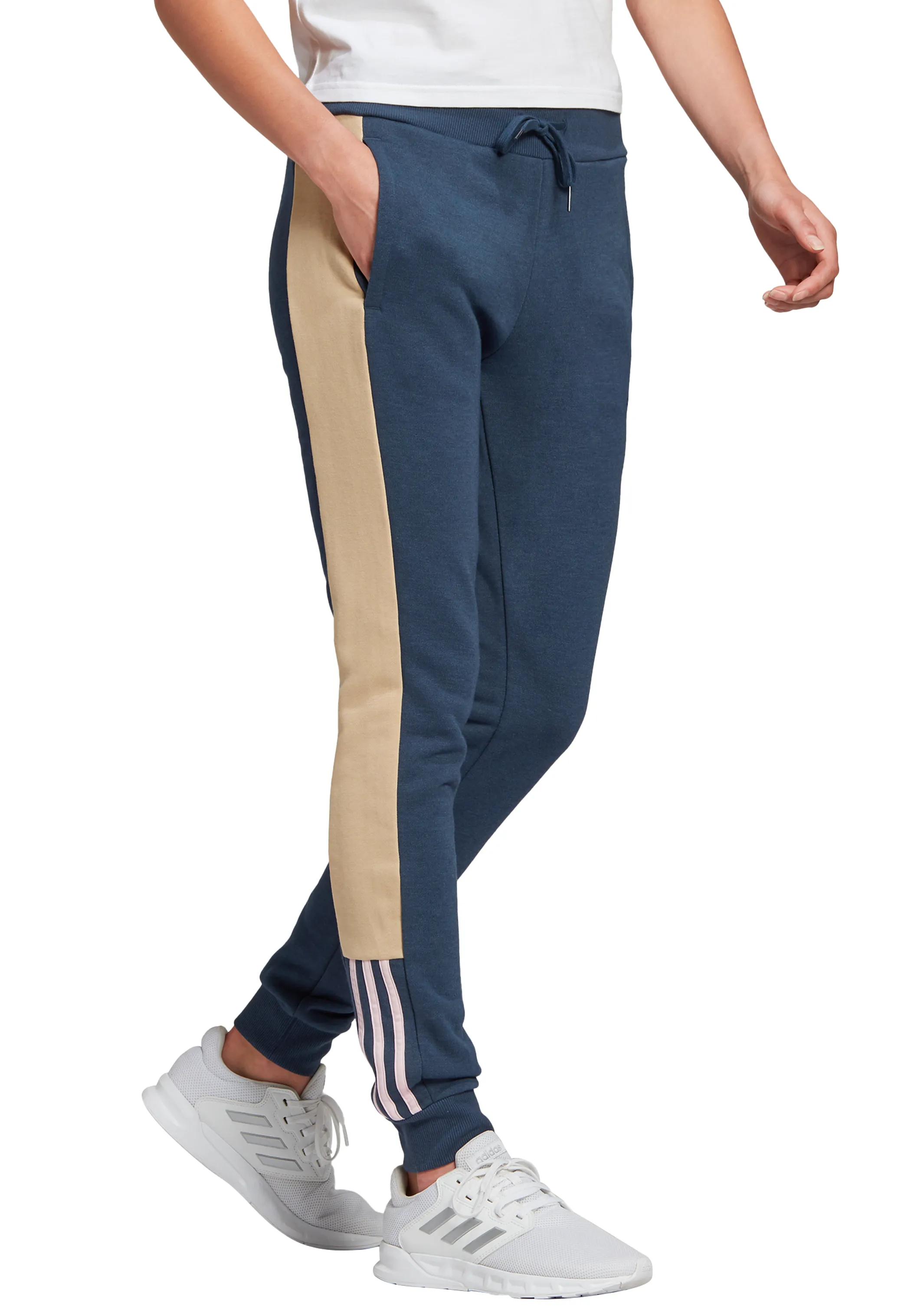 Adidas Womens Essentials Logo Colourblock Pants <br> GL1381
