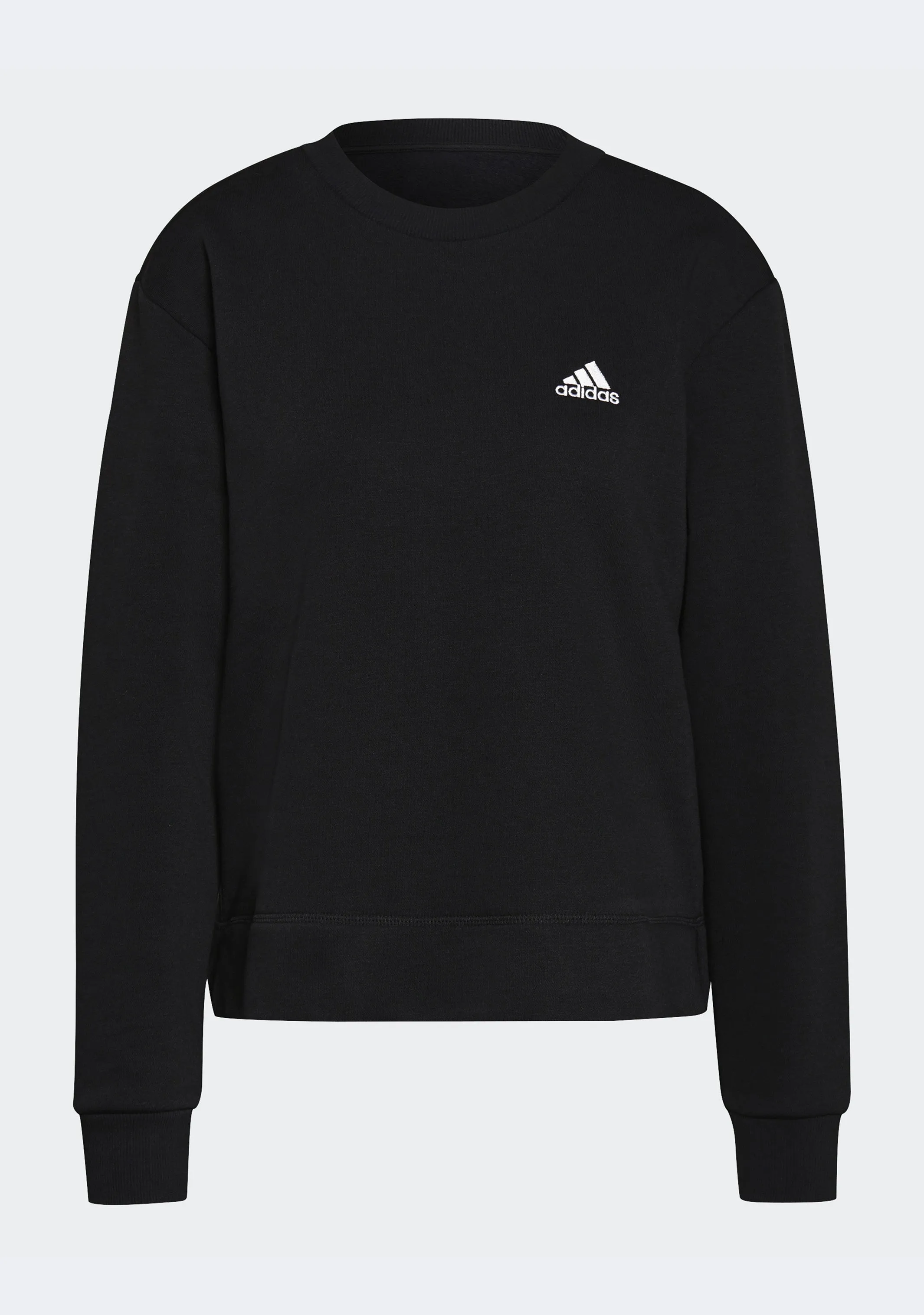 Adidas Women's Essentials Small Logo Fleece Cropped Sweatshirt