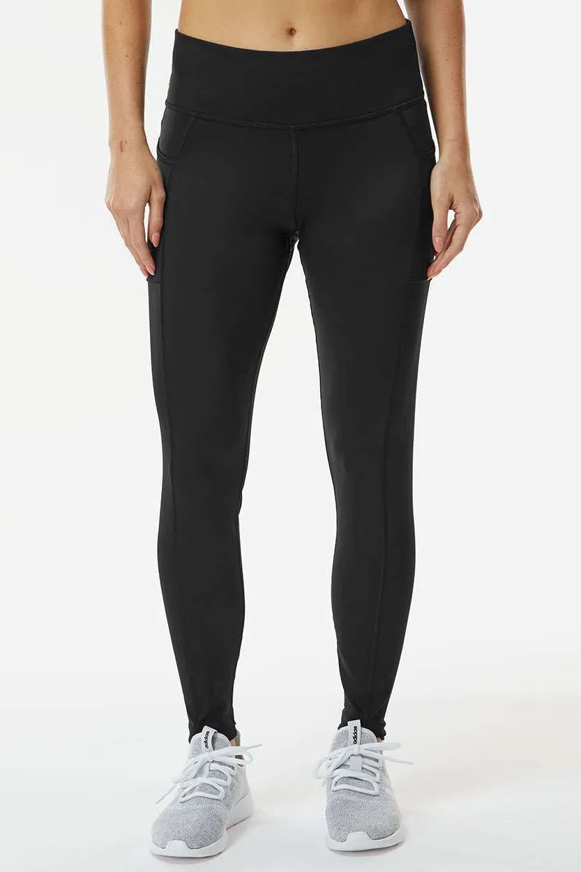 Adidas Womens Leggings w/ Pocket - Black