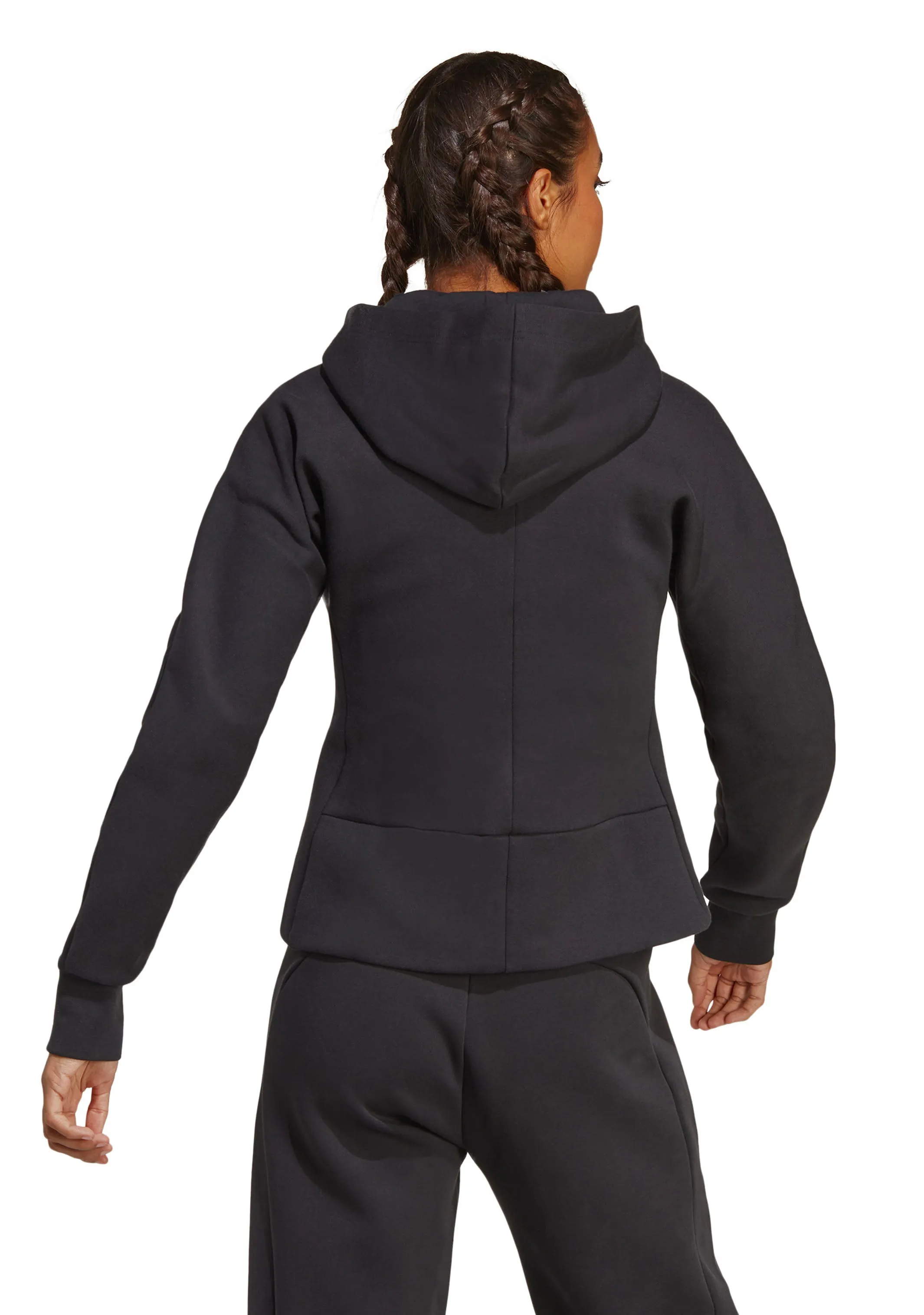 Adidas Womens Mission Victory Slim Fit Full-Zip Hoodie