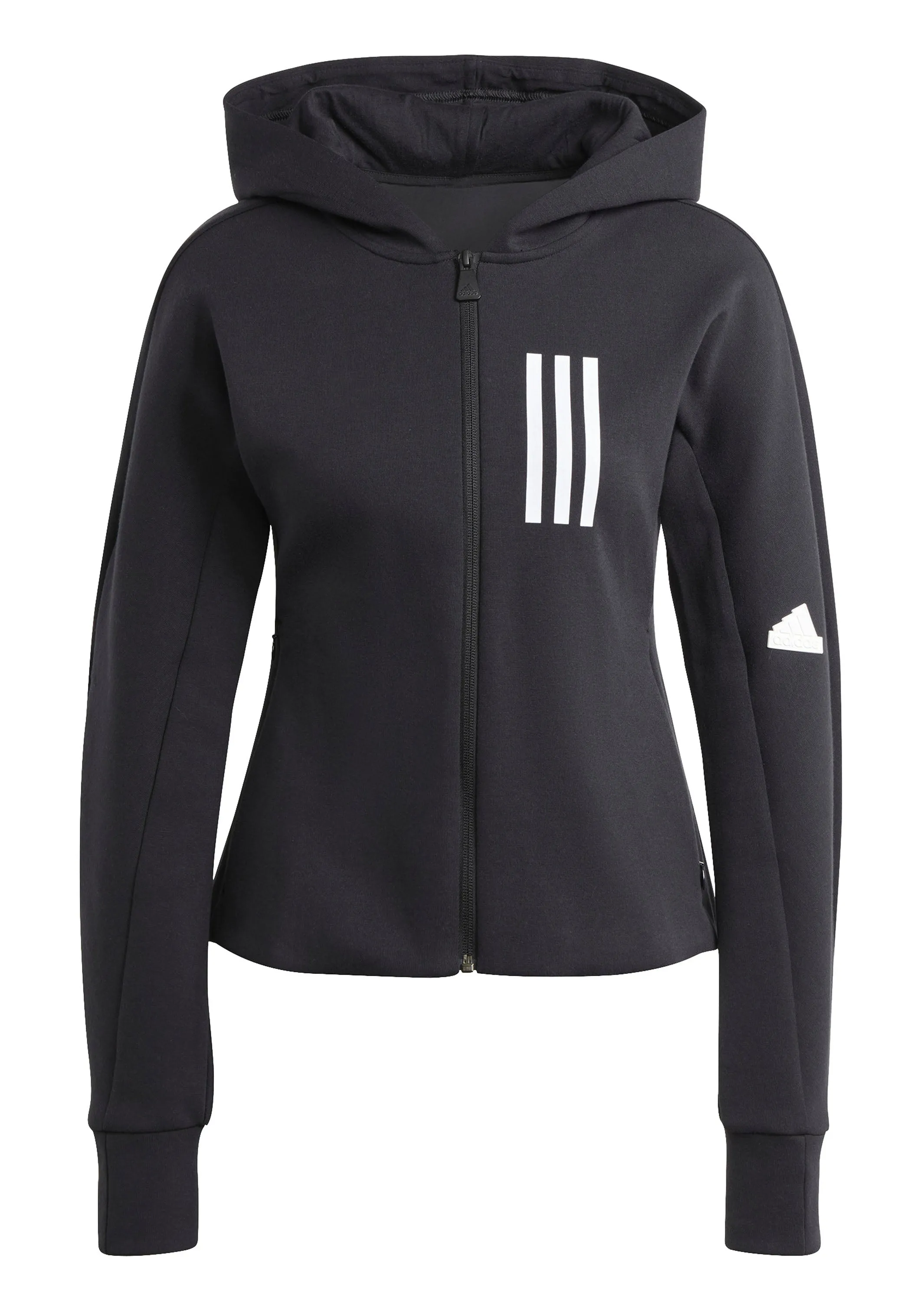 Adidas Womens Mission Victory Slim Fit Full-Zip Hoodie