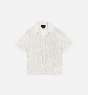 Air Jordan x A Ma Maniere Shooting Shirt Button Up Mens Shirt - White
