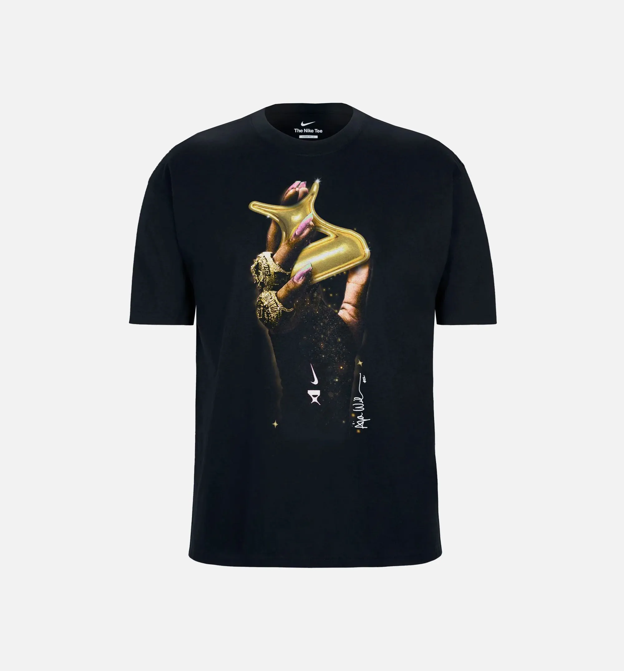 A'ja Wilson Rings So Win Mens Short Sleeve Shirt - Black