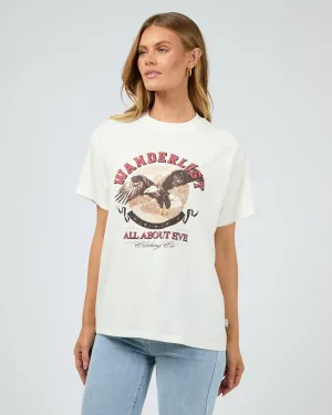 All About Eve Wanderlust Oversized Tee Vintage White