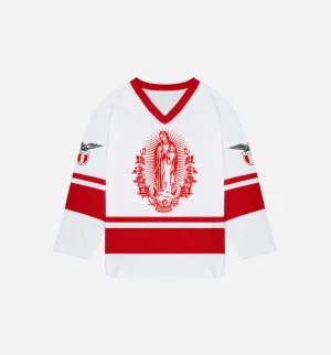 All Eyez Hockey Mens Jersey - Red/White