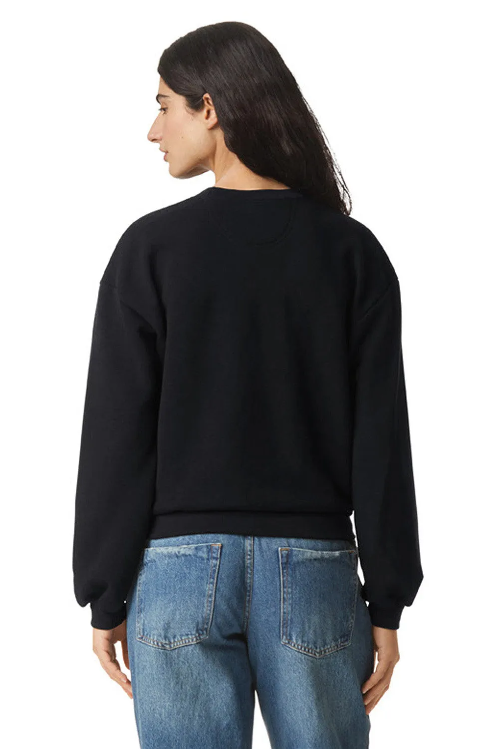 American Apparel Mens ReFlex Fleece Crewneck Sweatshirt - Black