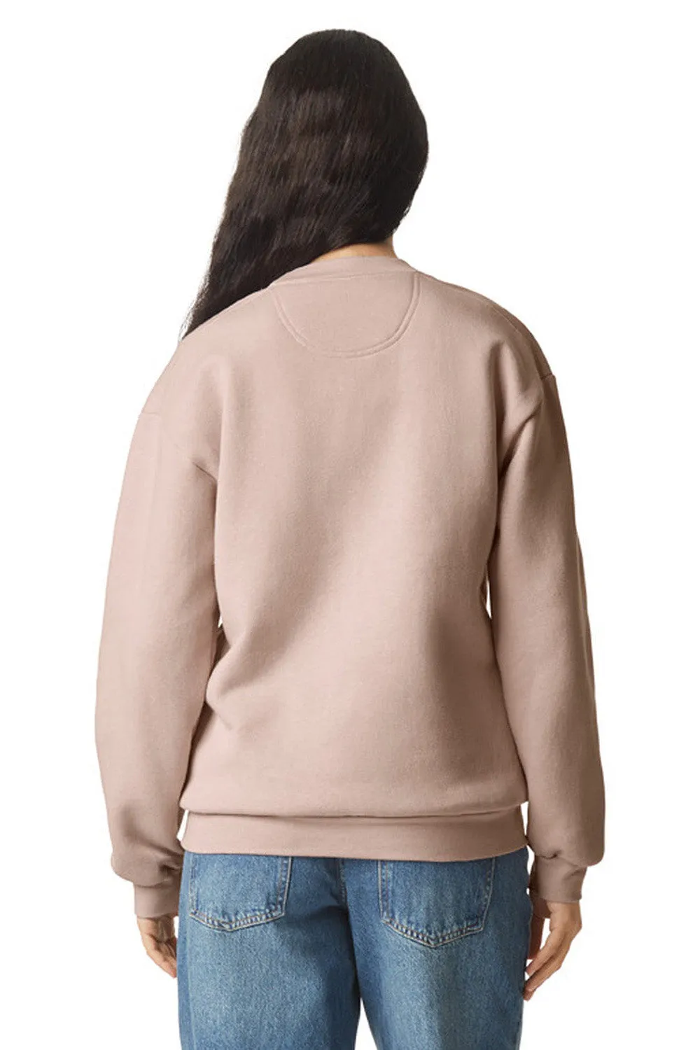 American Apparel Mens ReFlex Fleece Crewneck Sweatshirt - Blush