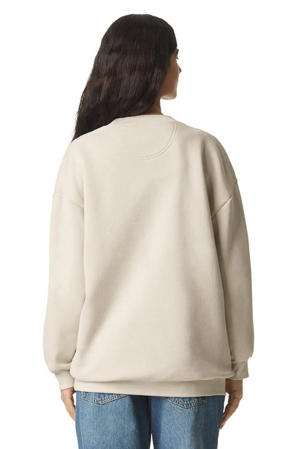 American Apparel Mens ReFlex Fleece Crewneck Sweatshirt - Bone