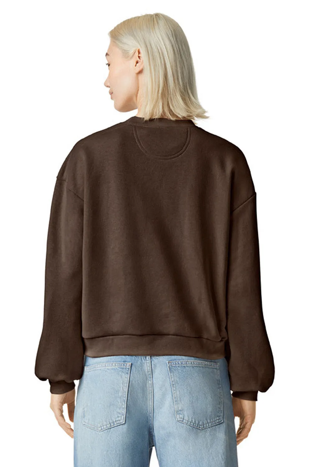 American Apparel Mens ReFlex Fleece Crewneck Sweatshirt - Brown
