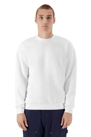 American Apparel Mens ReFlex Fleece Crewneck Sweatshirt - White