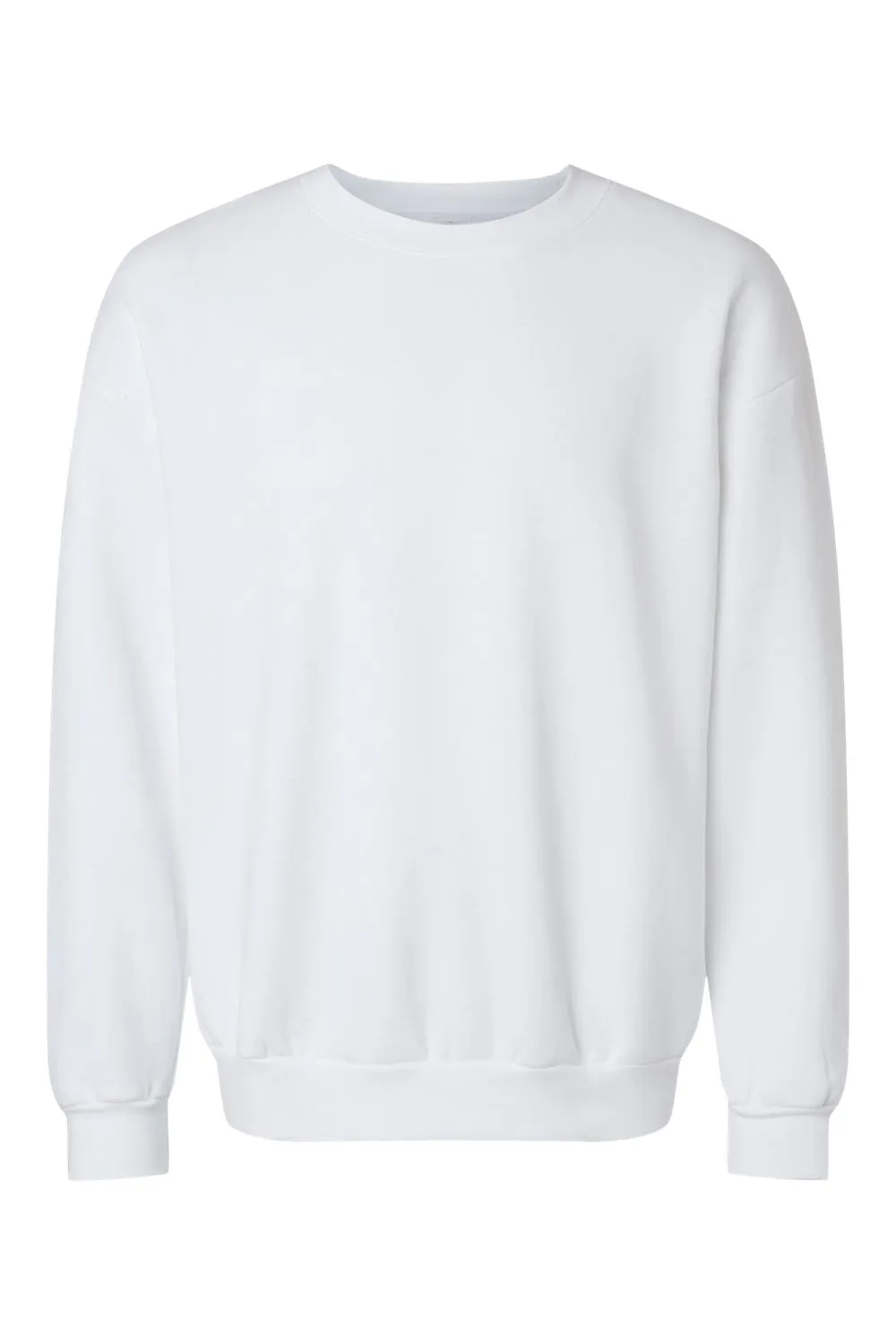 American Apparel Mens ReFlex Fleece Crewneck Sweatshirt - White