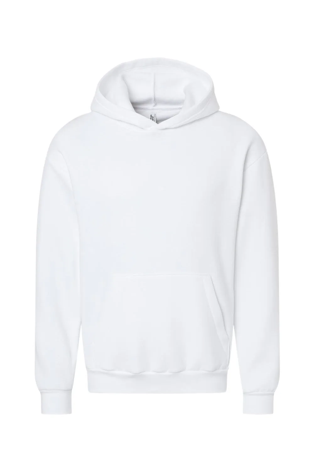 American Apparel Mens ReFlex Fleece Hooded Sweatshirt Hoodie w/ Pouch Pocket - White