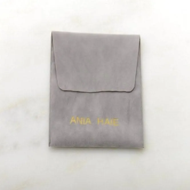 Ania Haie Boucle d'oreille ovale en or avec agate bleue Charme EC055-01G Bijoux Ania Haie