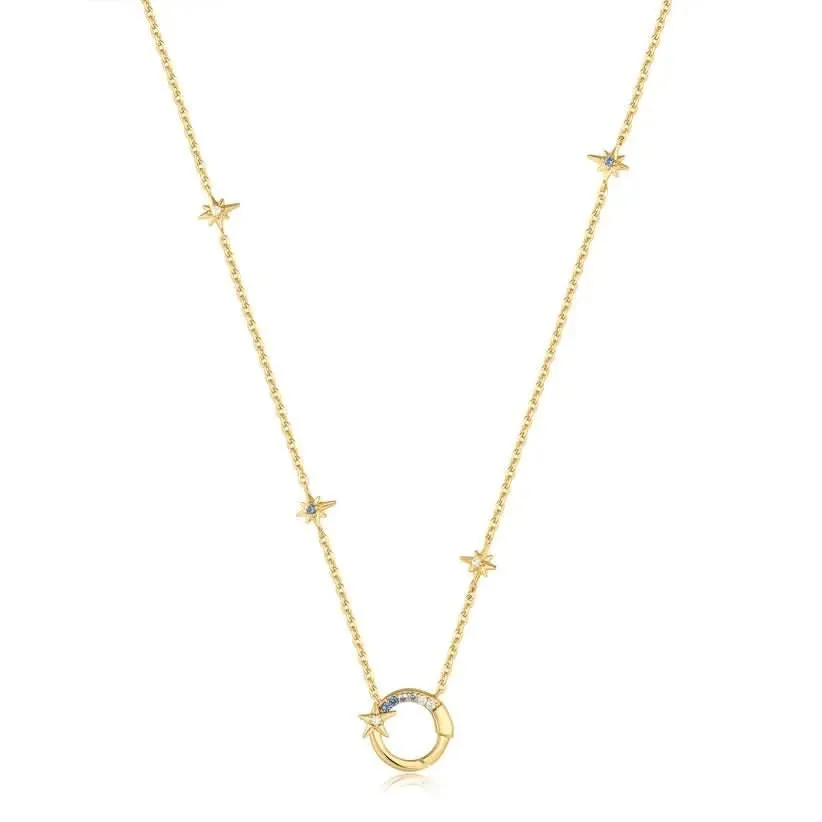 Ania Haie Collier Charme Étoile Dorée avec Chaîne Connecteur N052-04G Bijoux Ania Haie