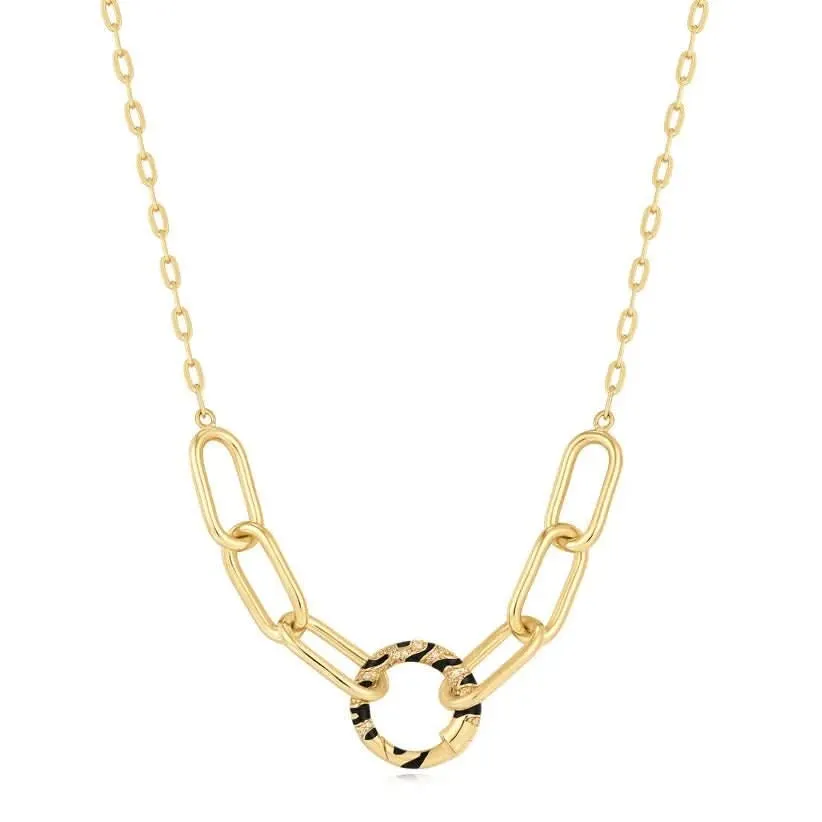 Ania Haie Collier Charme Chaîne Tigre Or Connecteur N052-03G Bijoux Ania Haie