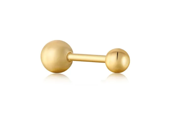 Ania Haie Bijoux Édition Oreilles - Mini Sphère Barbell Stud Unique