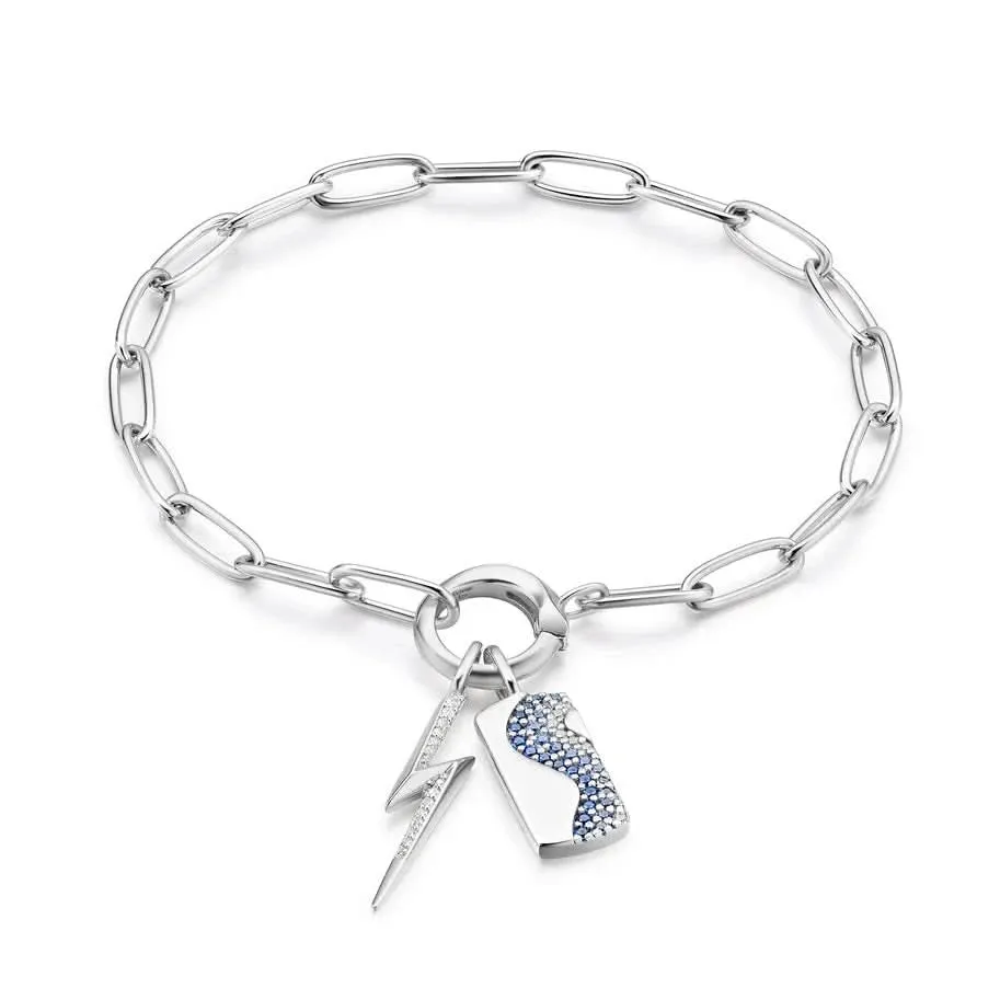 Ania Haie Bracelet Chaîne Charme Lien Argenté Connecteur B048-01H Bijoux Ania Haie