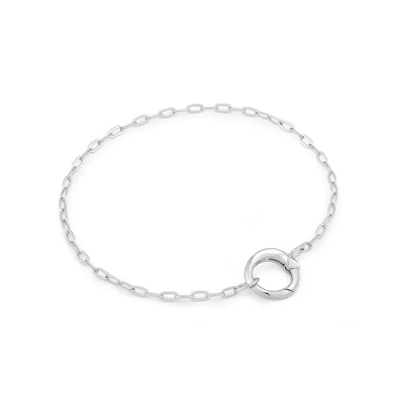 Ania Haie Bracelet Chaîne Mini Lien Charm Argent Connecteur B048-02H Bijoux Ania Haie