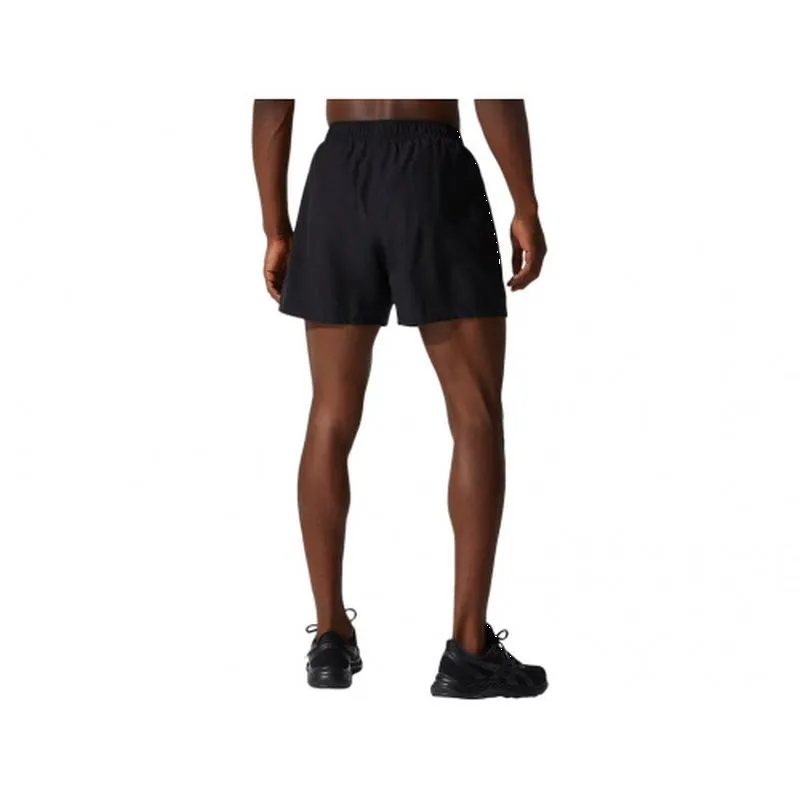ASICS Mens 5-inch Silver Running Short