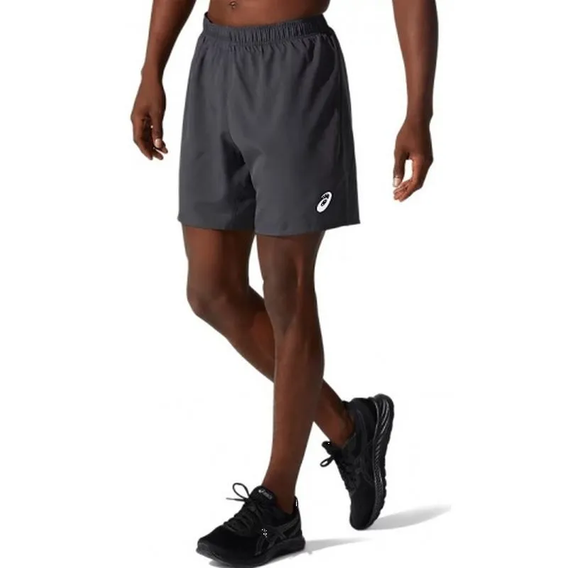 ASICS Mens 7-inch Silver Running Short