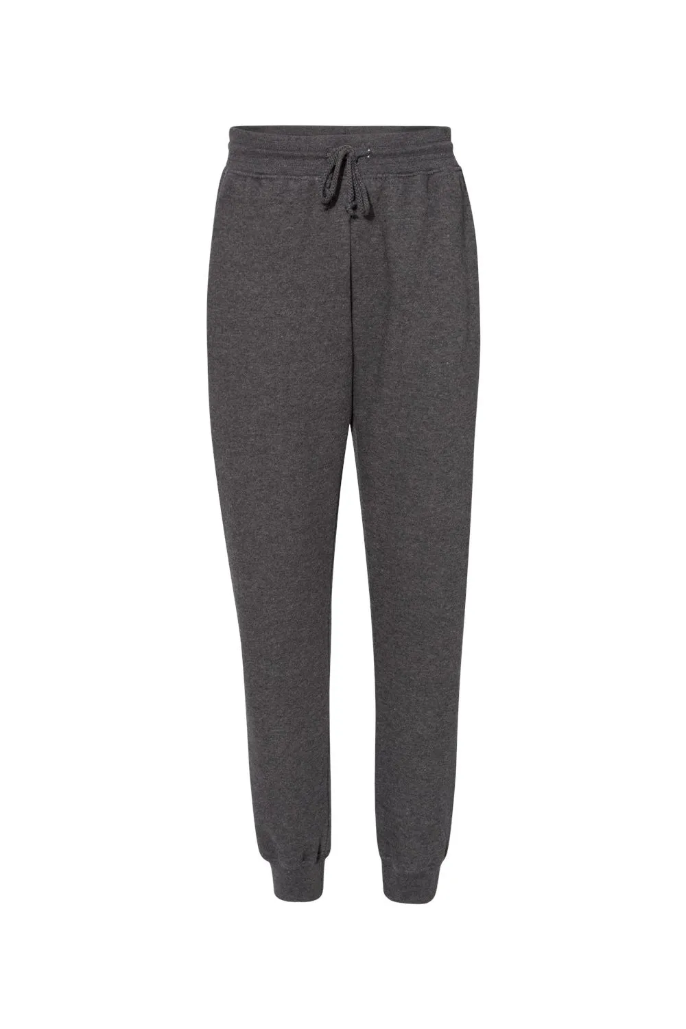Badger Womens Athletic Fleece Jogger Sweatpants w/ Pockets - Charcoal Grey