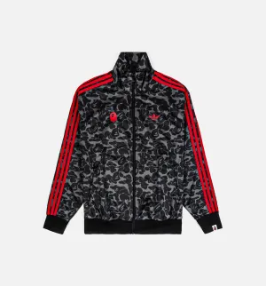 Bape x Adidas All Over Print Mens Track Top - Black