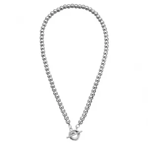 Collier en argent sterling N3311 à barre en T multi-perles 46cm de Beginnings Jewellery
