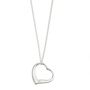 Beginnings P354 Cœur coulissant en argent sterling   Chaîne de 46cm Bijoux Beginnings