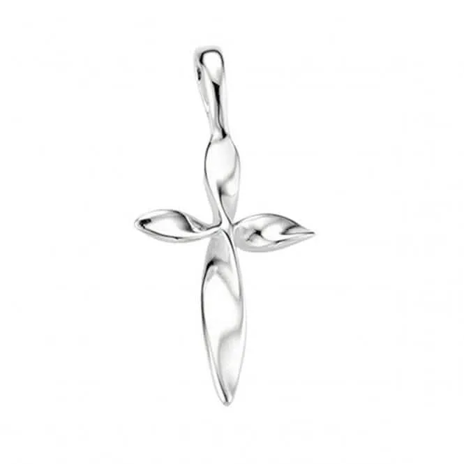 Pendentif Croix Torsadée en Argent Sterling P2887 - Collection Beginnings
