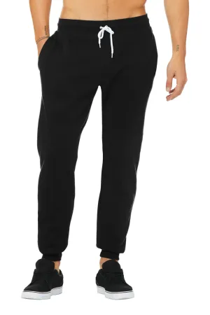 Bella   Canvas Mens Jogger Sweatpants w/ Pockets - Black