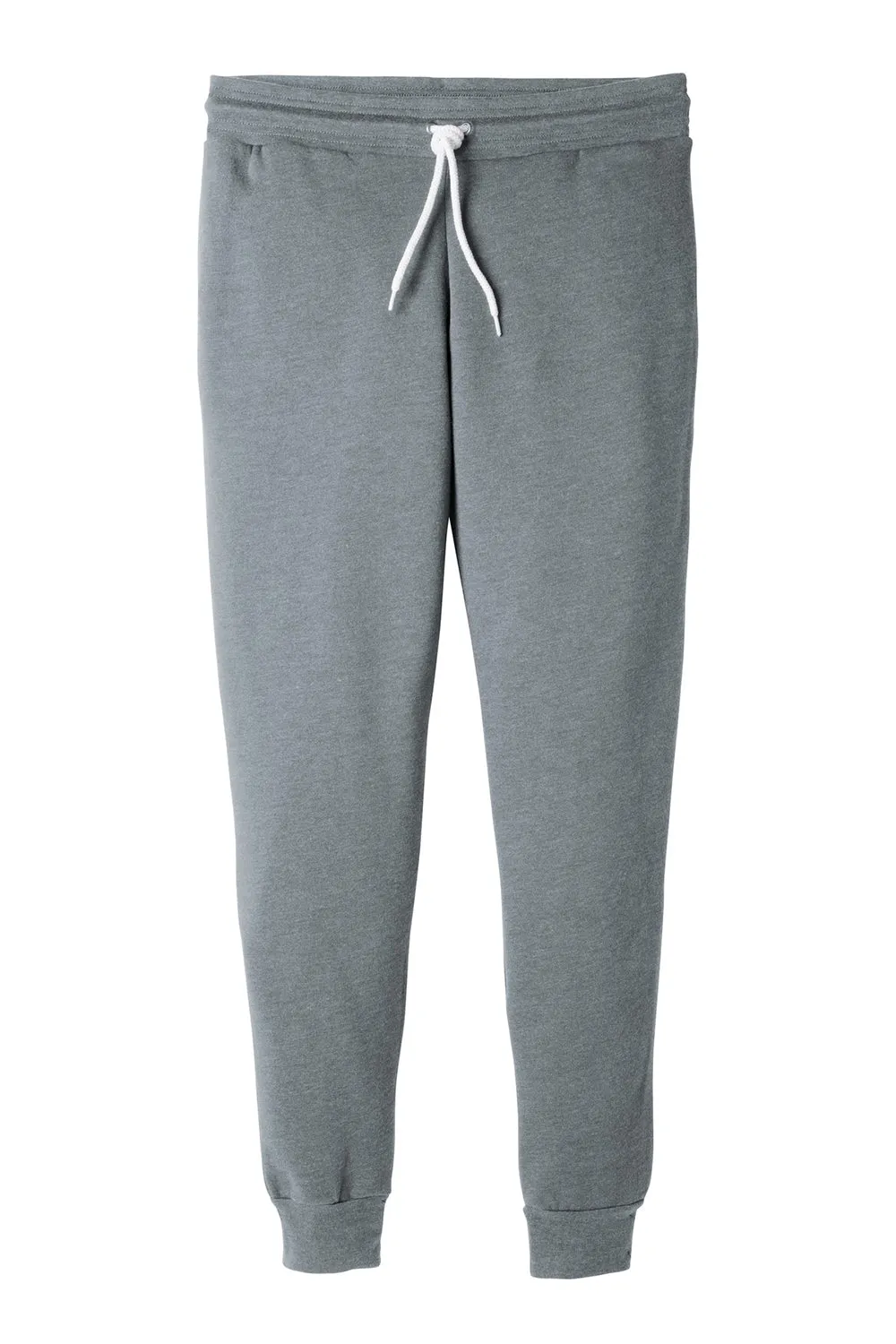 Bella   Canvas Mens Jogger Sweatpants w/ Pockets - Heather Grey