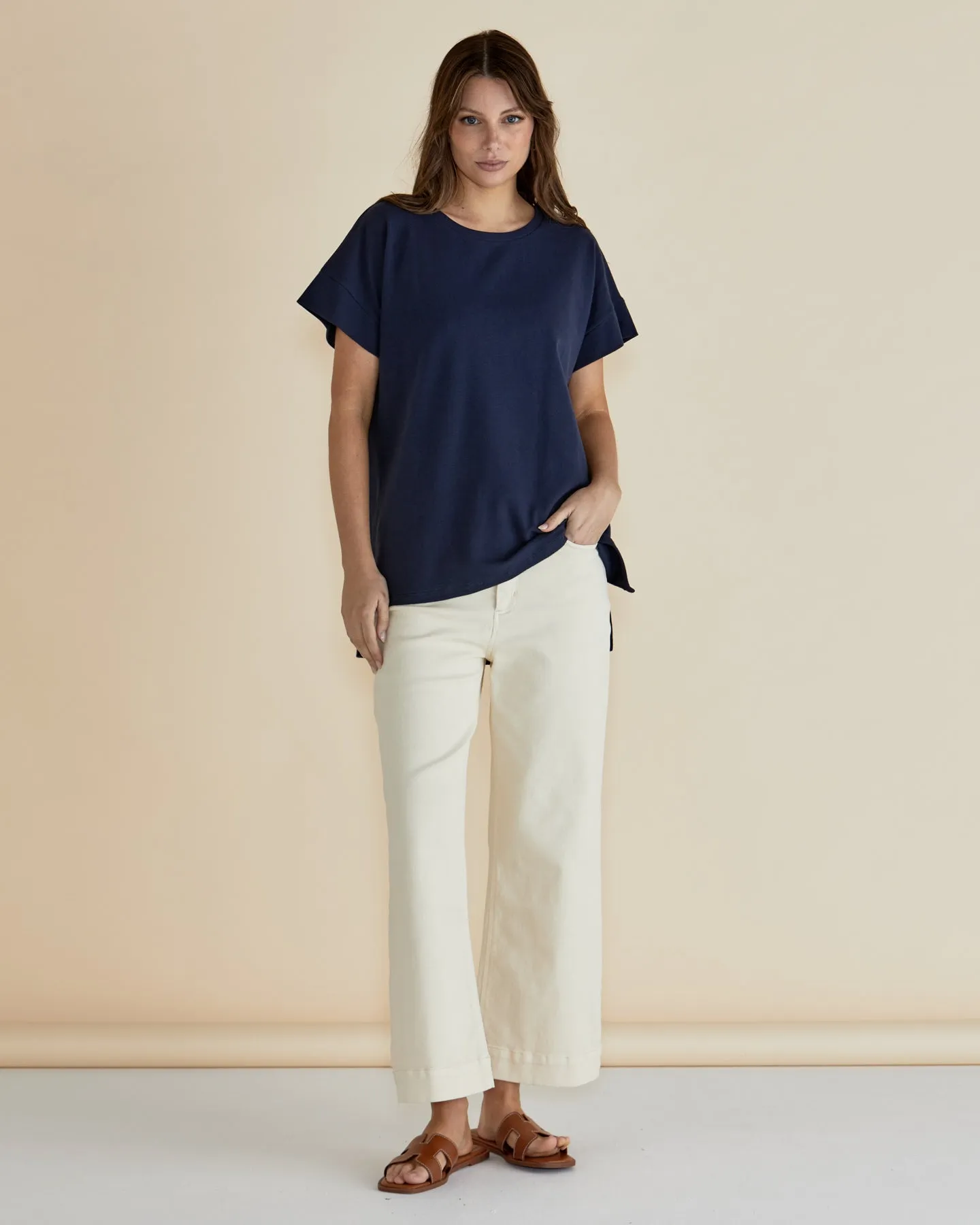 Betty Basics Willa Tee Navy