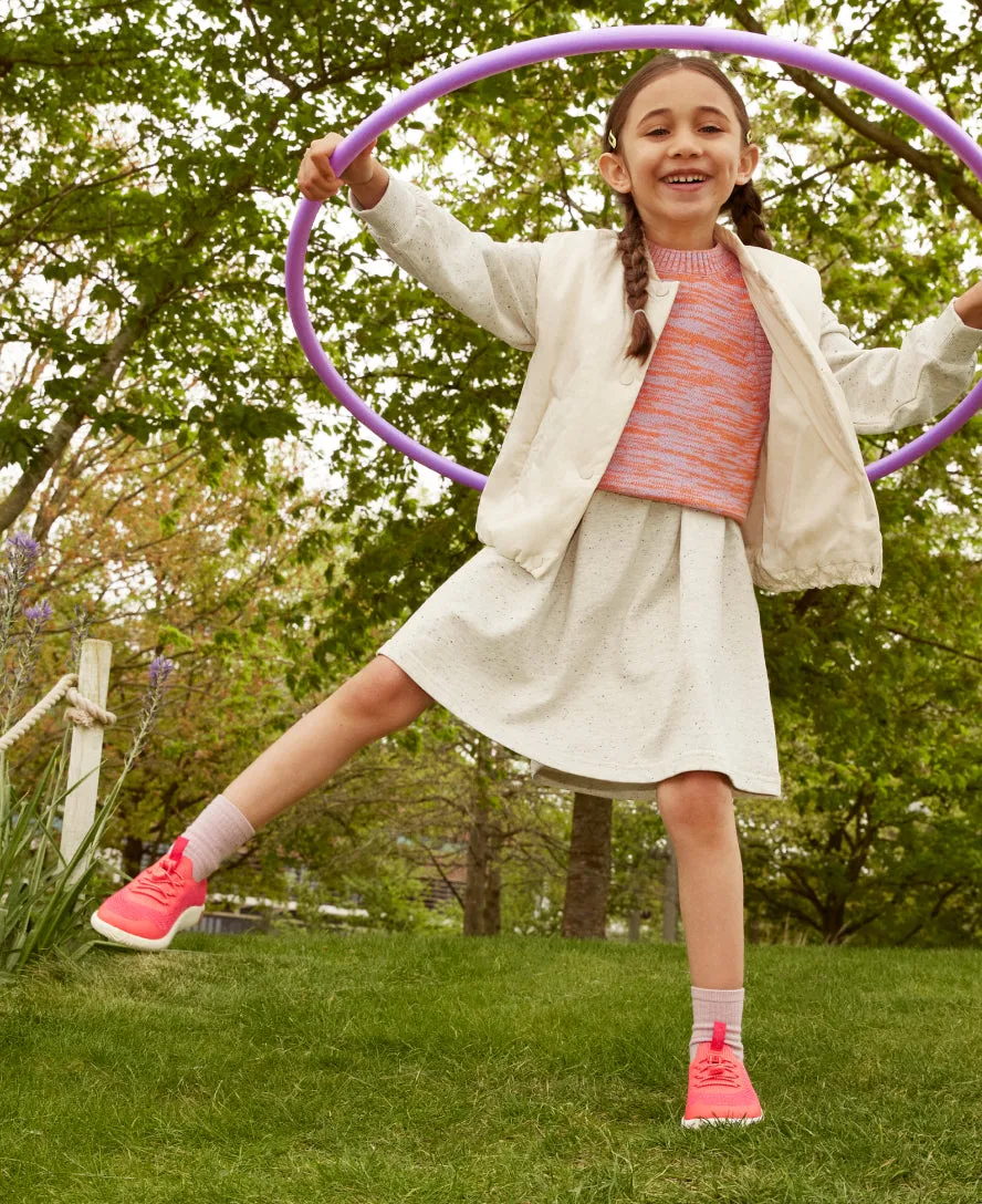 Big Kids' KNX Knit Sneaker  |  Iguana/Evening Primrose