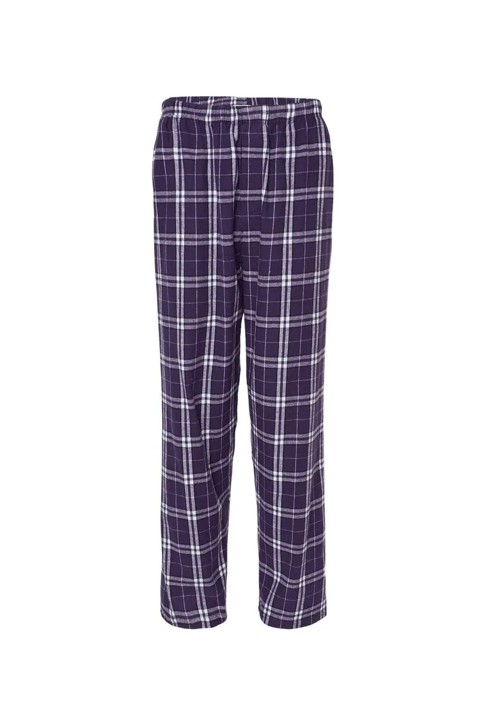Boxercraft Mens Harley Flannel Pants w/ Pockets - Purple/White