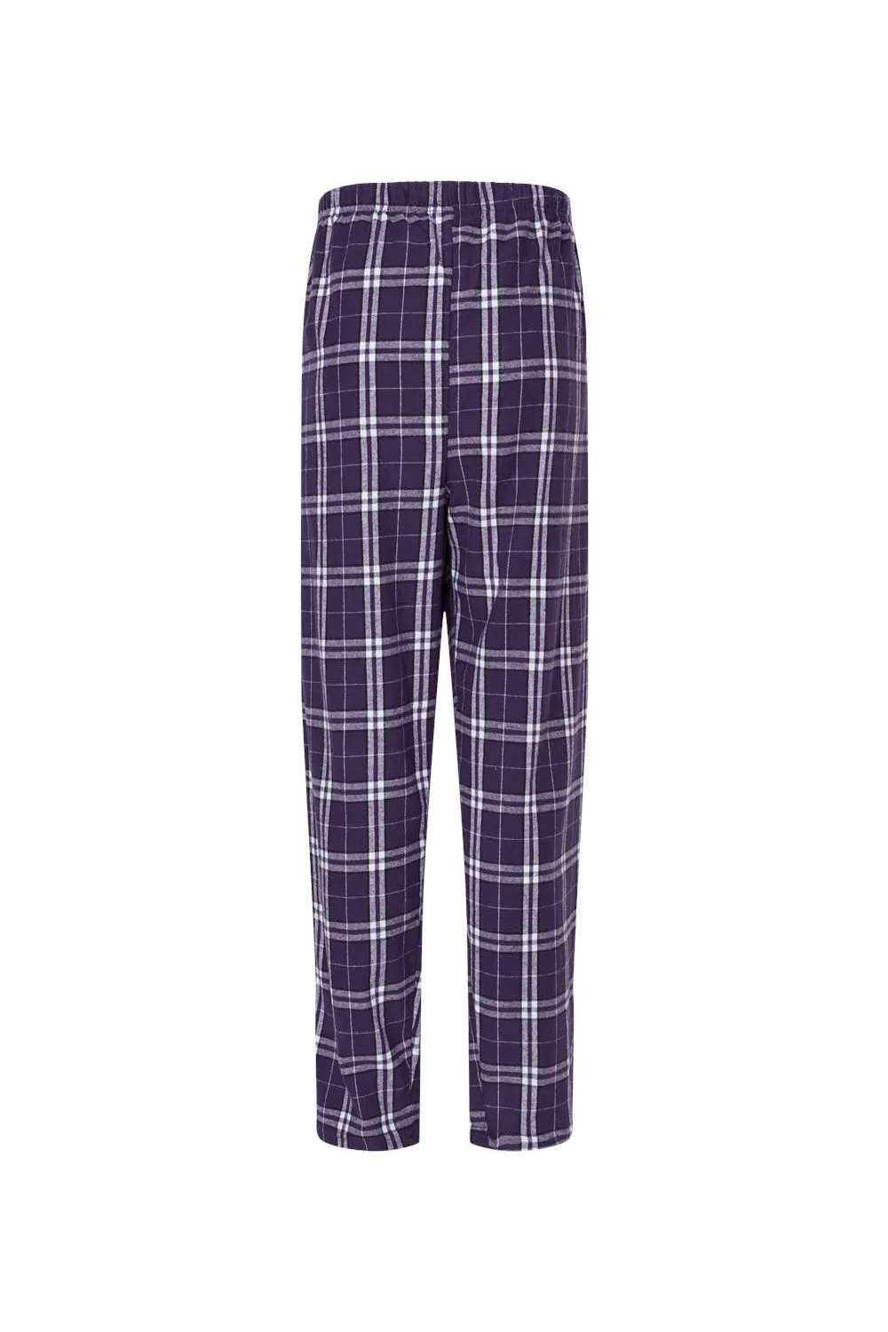 Boxercraft Mens Harley Flannel Pants w/ Pockets - Purple/White