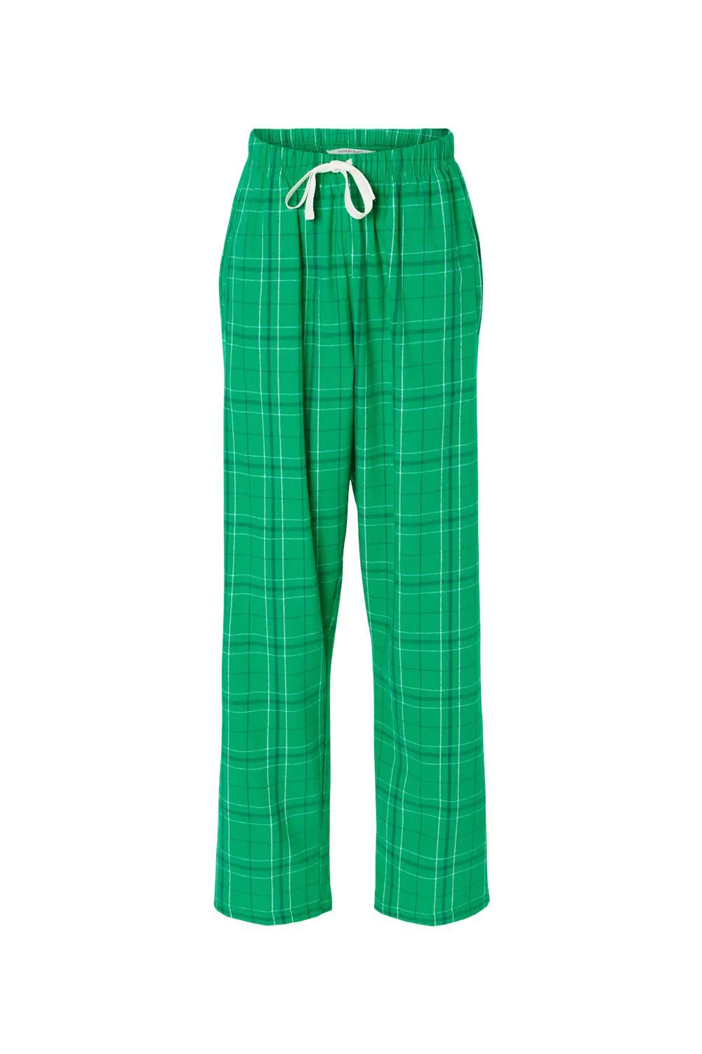 Boxercraft Womens Haley Flannel Pants w/ Pockets - Kelly Green Field Day Plaid