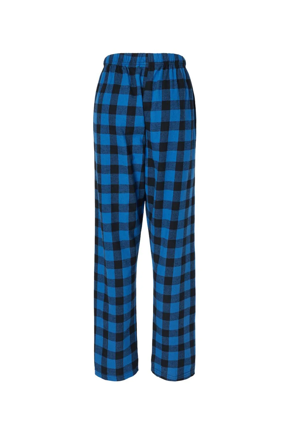 Boxercraft Womens Haley Flannel Pants w/ Pockets - Royal Blue/Black Buffalo