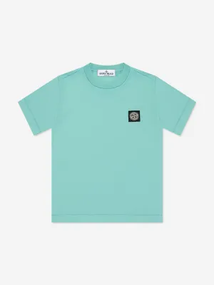 Boys Compass Logo T-Shirt in Blue
