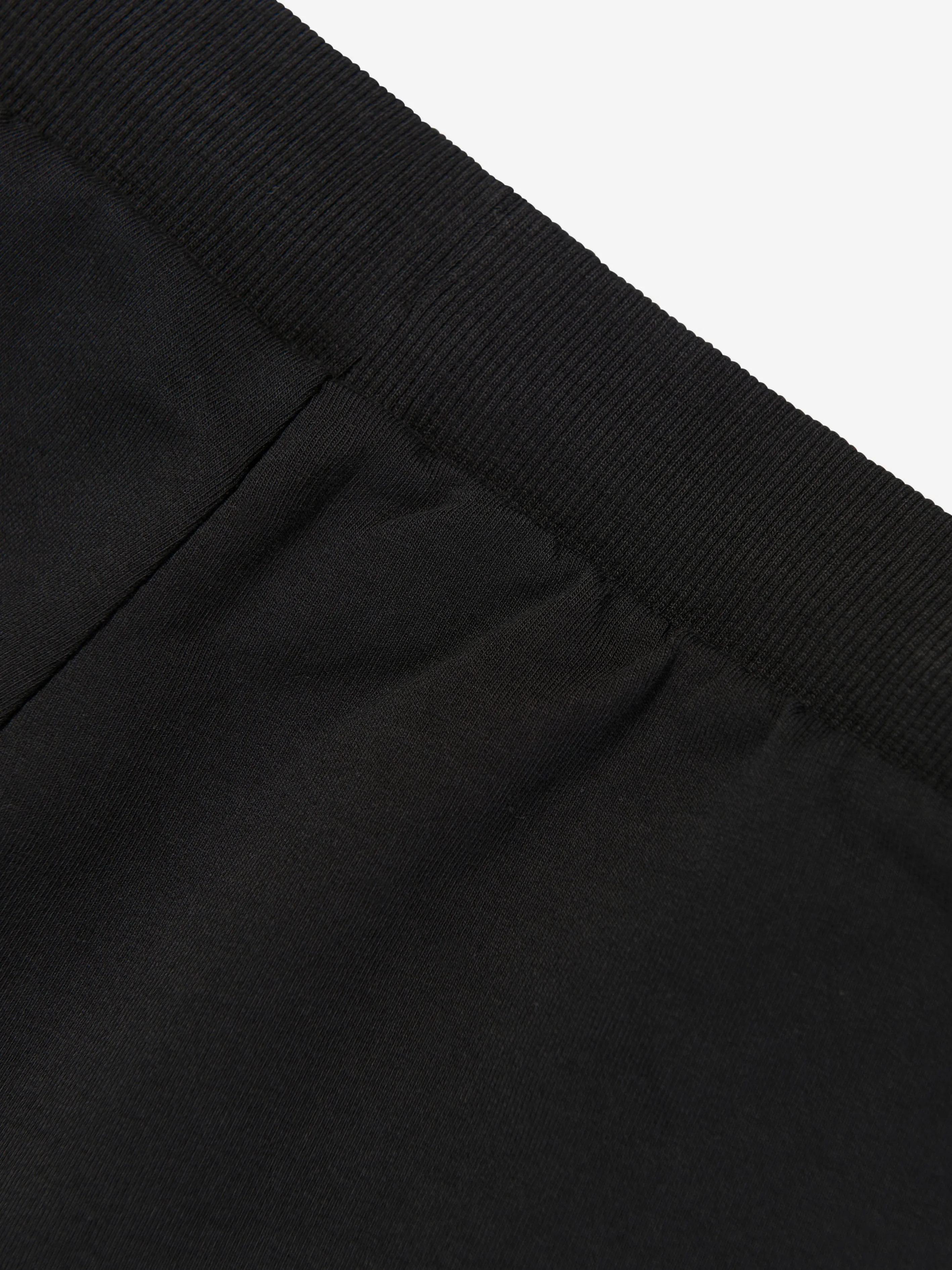 Boys Logo Print Shorts in Black